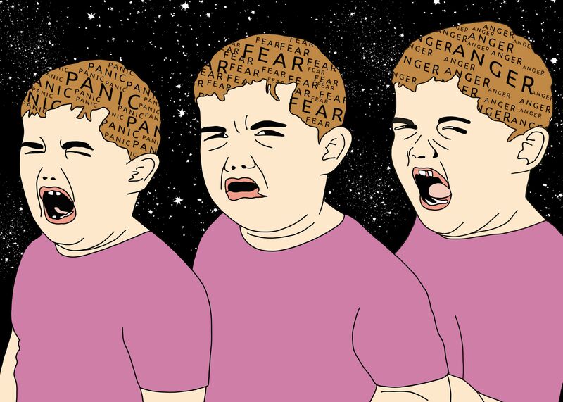 Transgenerational trauma - a Digital Art by Jagoda Turk